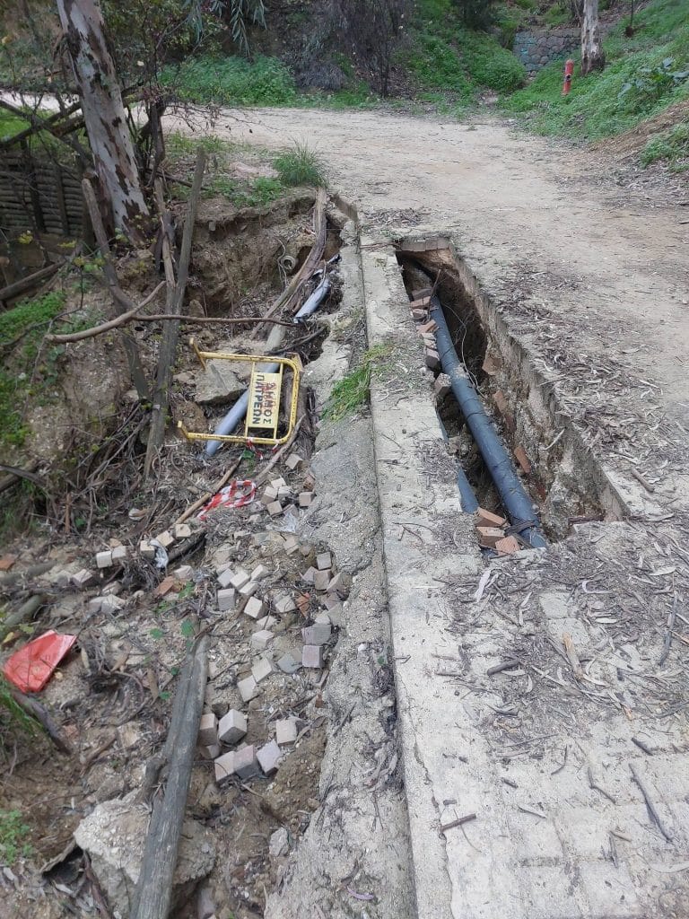 Πάτρα - Δασύλλιο: Εικόνες καταστροφής