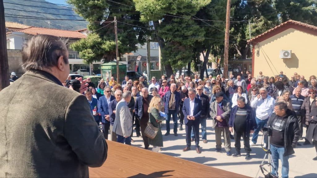 Οχι στο λουκέτο του Οδοντωτού! Μεγάλη συγκέντρωση στο Διακοπτό - φωτό και βίντεο