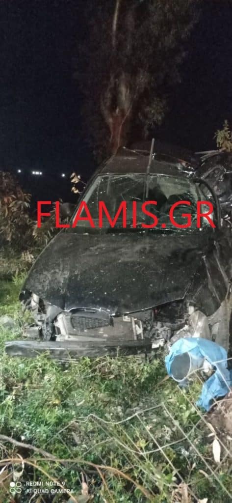 Πάτρα: Σοκαριστικό τροχαίο τη νύχτα στου "Τσαούση"! Εφυγε από το δρόμο και έπεσε στα δένδρα - φωτό