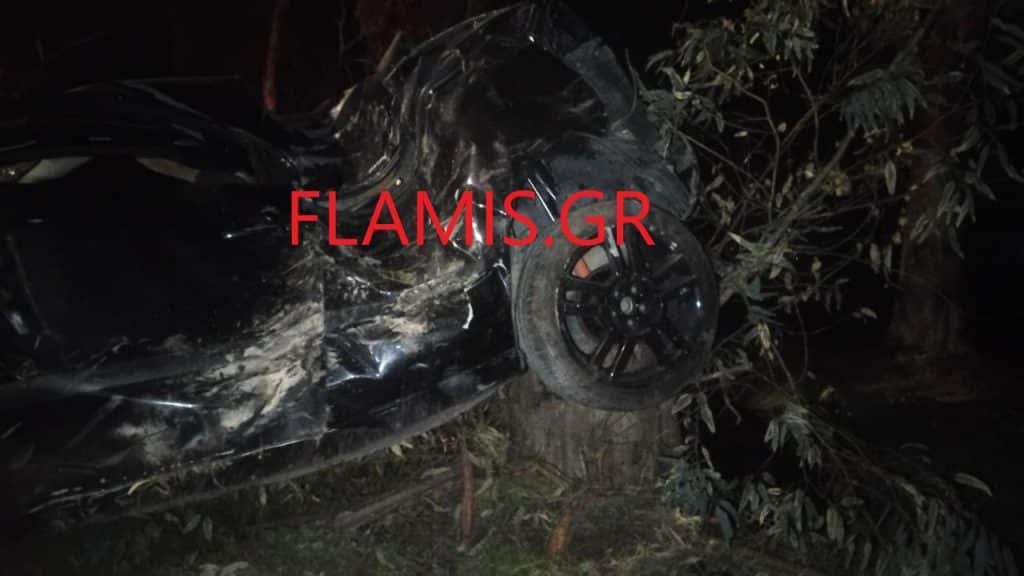 Πάτρα: Σοκαριστικό τροχαίο τη νύχτα στου "Τσαούση"! Εφυγε από το δρόμο και έπεσε στα δένδρα - φωτό