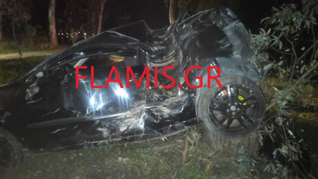 Πάτρα: Σοκαριστικό τροχαίο τη νύχτα στου "Τσαούση"! Εφυγε από το δρόμο και έπεσε στα δένδρα - φωτό