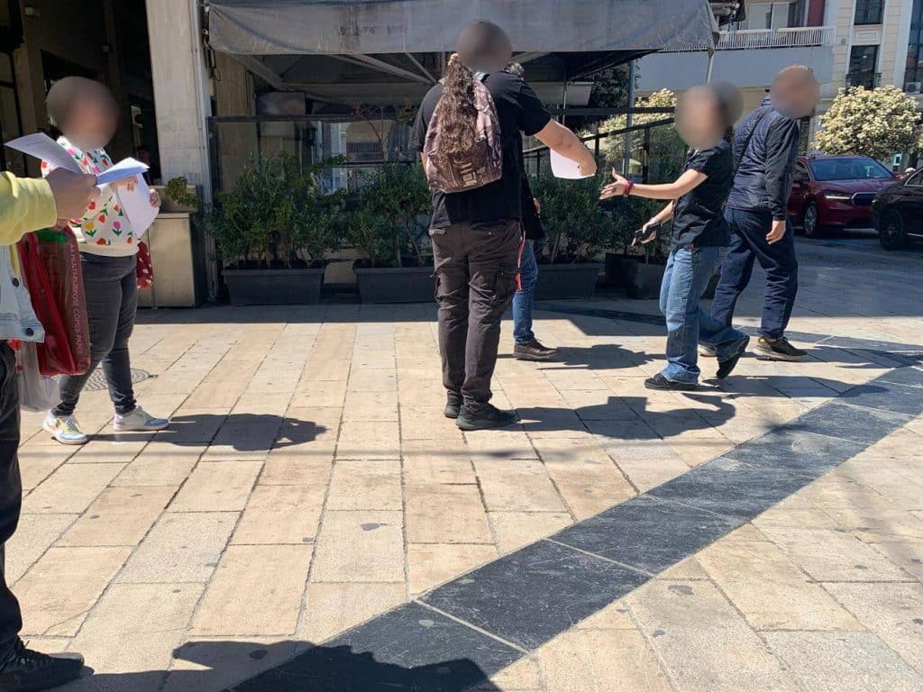 Πάτρα: Παρέμβαση του Ρουβίκωνα για τις συγκοινωνίες της πόλης - φωτο