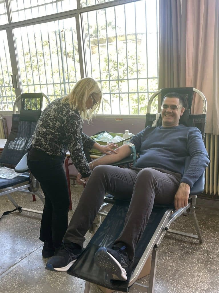 Πάτρα: Τα μέλη των Αρκάδων έδωσαν αίμα - φωτο