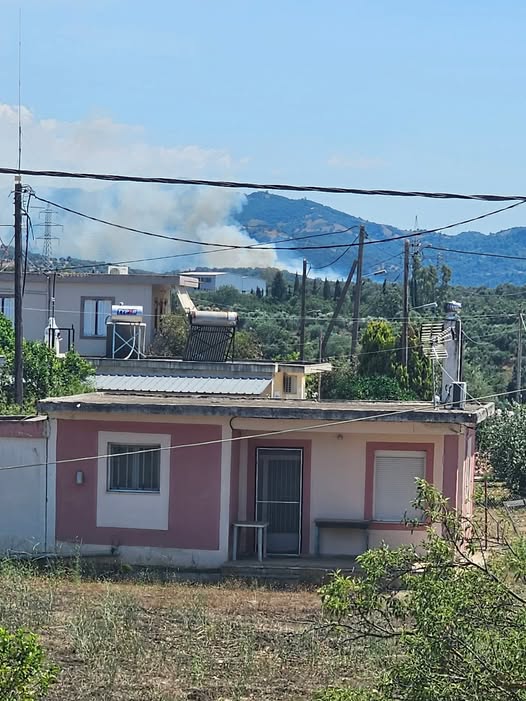 ΤΩΡΑ: Πυρκαγιά σε εξέλιξη στα Ζησιμέικα Αχαΐας - φωτο