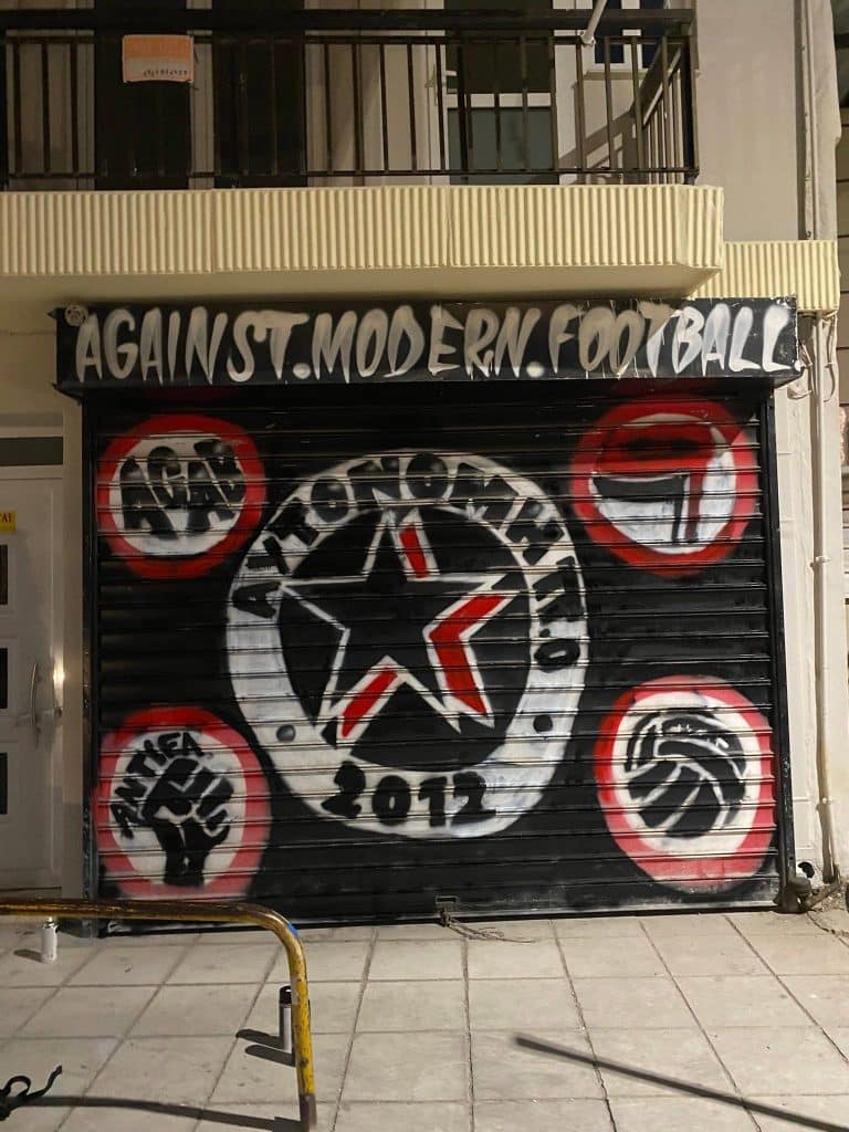 Πάτρα: Φασίστες βανδάλισαν το στέκι ποδοσφαιρικής ομάδας - φωτο