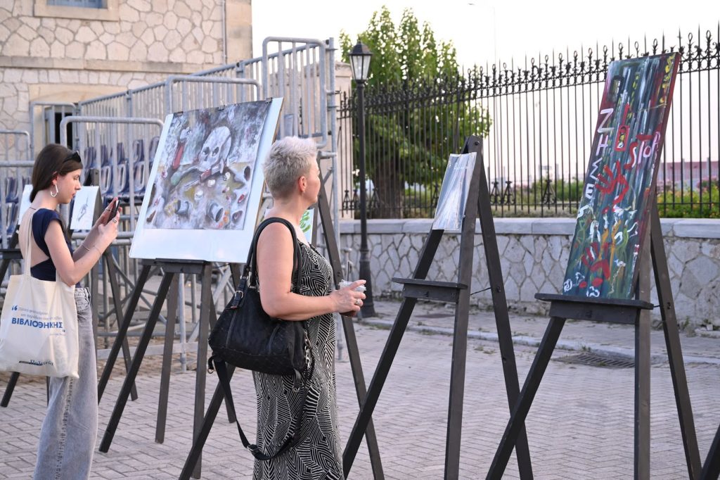 Πάτρα - φωτο: μήνυμα ενάντια στον εθισμό και κάθε μορφής εξάρτηση