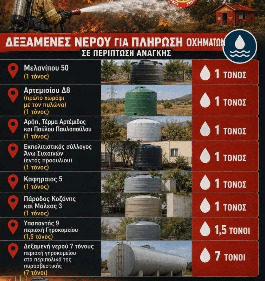Πάτρα: Αυτά είναι τα 8 σημεία που έχουν πάνω από 1 τόνο νερού για έκτακτη ανάγκη - ΓΡΑΦΗΜΑ