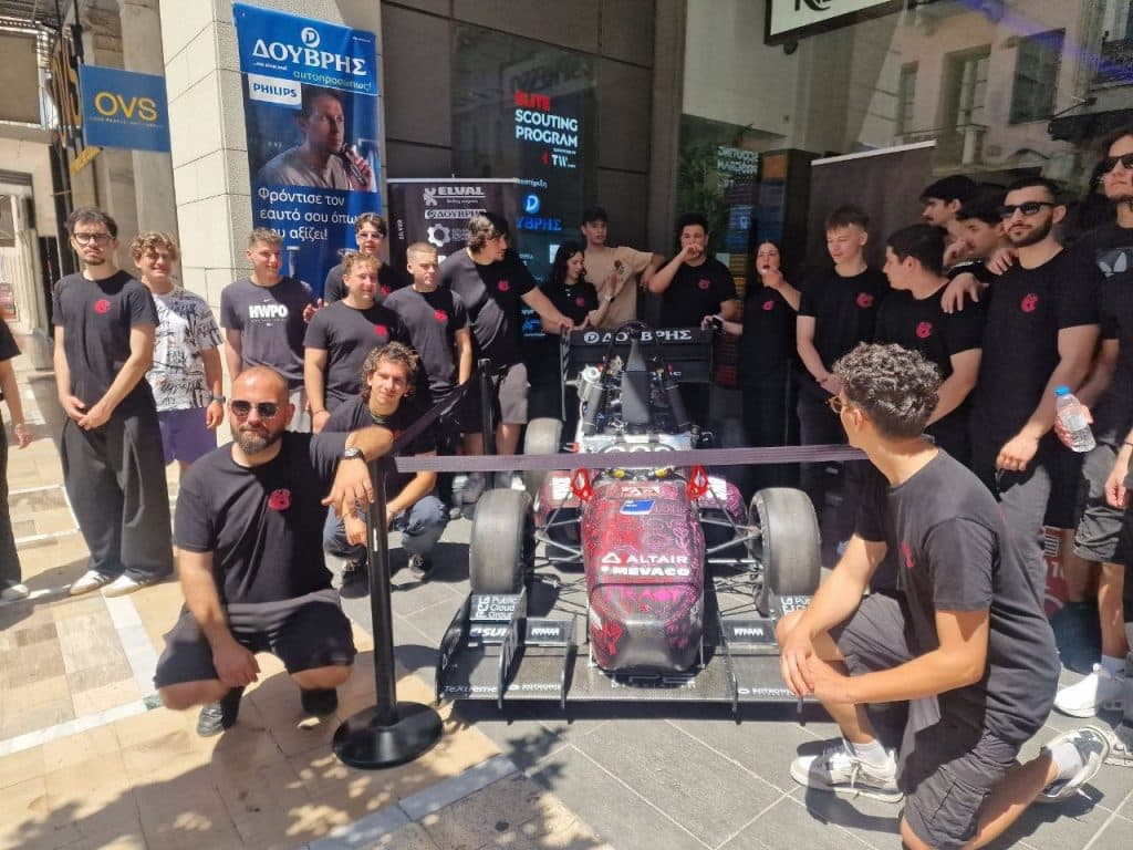 Το αυτοκίνητο formula του Πανεπιστημίου Πατρών... πήγε Δούβρη - φωτο και βίντεο