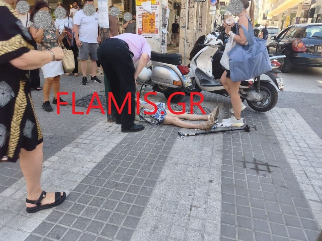 Πάτρα: Αναστάτωση στην Μαιζώνος - Κατέρρευσε γυναίκα - φωτό