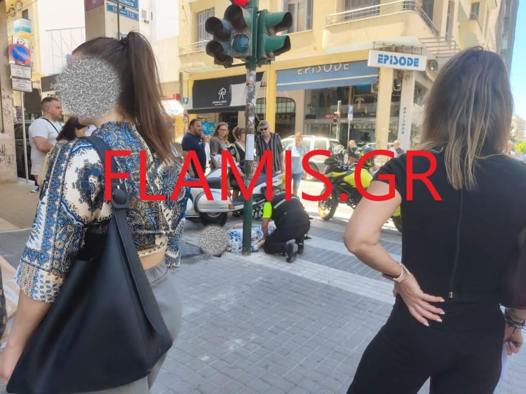 Πάτρα: Αναστάτωση στην Μαιζώνος - Κατέρρευσε γυναίκα - φωτό
