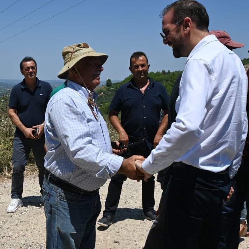 Ο Νεκτάριος Φαρμάκης για έργα στην Ηλεία - φωτο