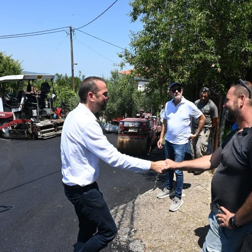 Ο Νεκτάριος Φαρμάκης για έργα στην Ηλεία - φωτο