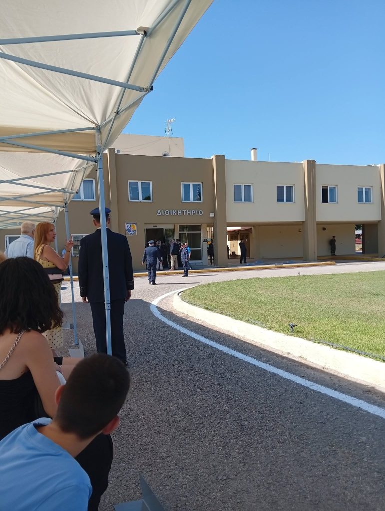 Αραξος - φωτο: τελετή παράδοσης και παραλαβής Διοικητού