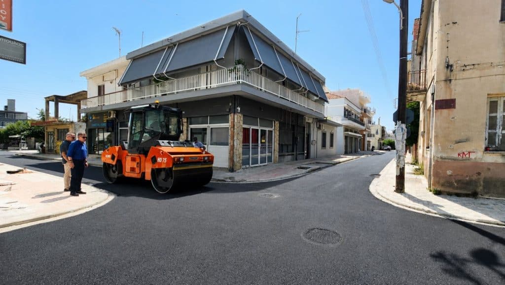 Παραδόθηκε ένα ακόμη τμήμα της Β’ Φάσης της Ανάπλασης του κέντρου της Κάτω Αχαΐας - φωτο