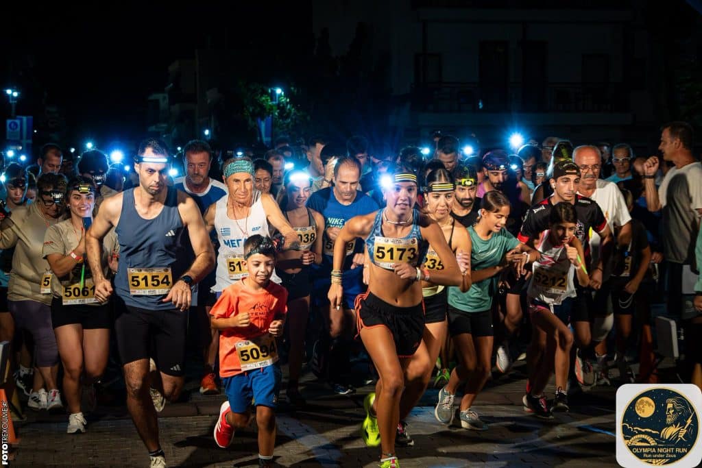 Δείτε φωτό και βίντεο: 1000 δρομείς συμμετείχαν στο 2ο Olympia Night Run