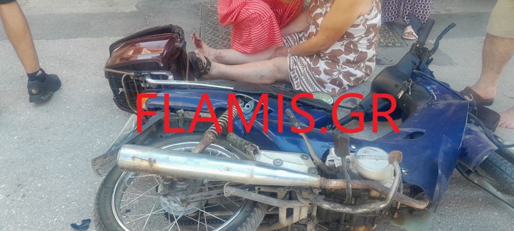 Πάτρα - ΤΩΡΑ: Μηχανάκι συγκρούστηκε με ΙΧ! Εκσφενδονίστηκε ζευγάρι - φωτο Πάτρα - ΤΩΡΑ: Μηχανάκι συγκρούστηκε με ΙΧ! Εκσφενδονίστηκε ζευγάρι - φωτο