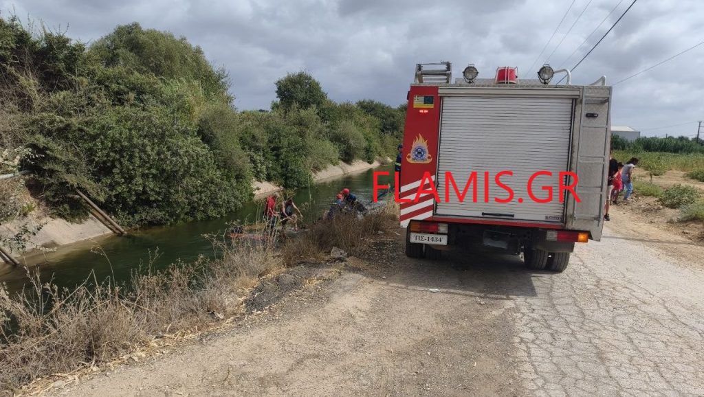 Τραγωδία: Νεκρός άνδρας που κατέληξε με το αυτοκίνητό του σε αρδευτικό κανάλι (ΦΩΤΟ)