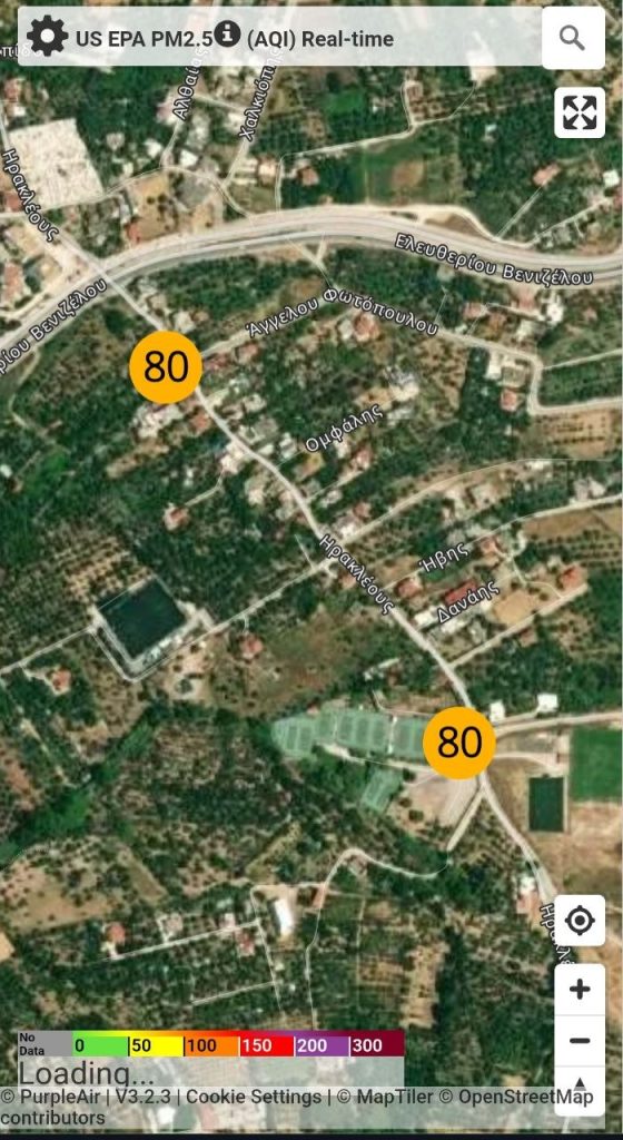 ΕΒΑΛΑΝ ΣΤΑΘΜΟ ΜΕΤΡΗΣΗΣ ΡΥΠΑΝΣΗΣ ΣΕ ΕΓΛΥΚΑΔΑ – ΡΙΓΑΝΟΚΑΜΠΟ: Σε «πορτοκαλί» ζώνη λόγω και των τοξικών πυρκαγιών από ρομά - ΔΕΙΤΕ ΜΕΤΡΗΣΕΙΣ