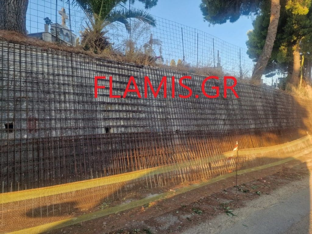 Πάτρα - φωτό: Η μάντρα 146 ετών του νεκροταφείου «θωρακίζεται» αλλά το έργο… κόλλησε!