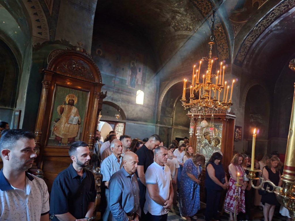 Η εορτή της Κοιμήσεως της Θεοτόκου στην Ιερά Μονή Ομπλού - φωτο