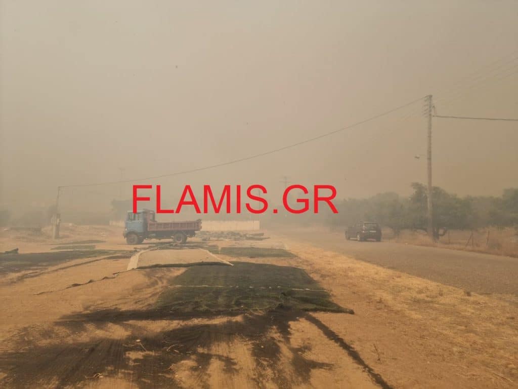 Το flamis.gr στην Πηγή Φωκίδας - Κόλαση Φωτιάς μέσα σε χωριά - Δείτε ΒΙΝΤΕΟ