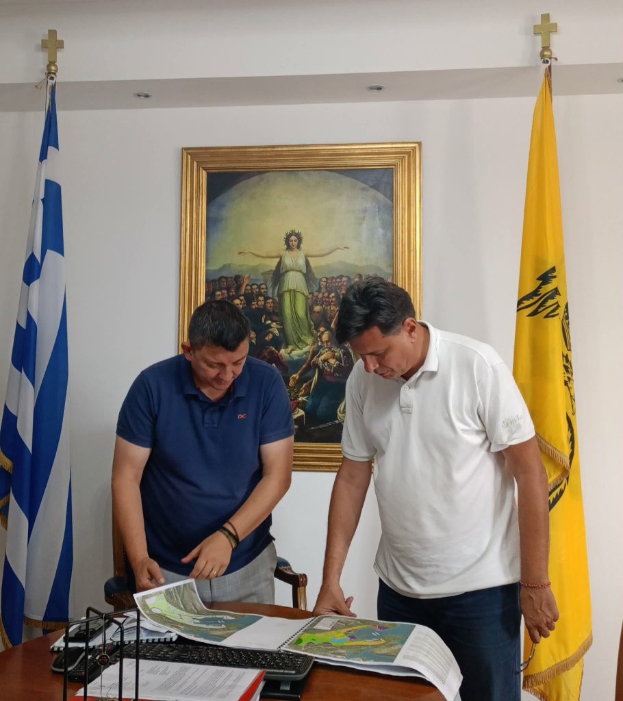 Συνάντηση Πέτρου Ψωμά με τον Δήμαρχο Ξηρομέρου