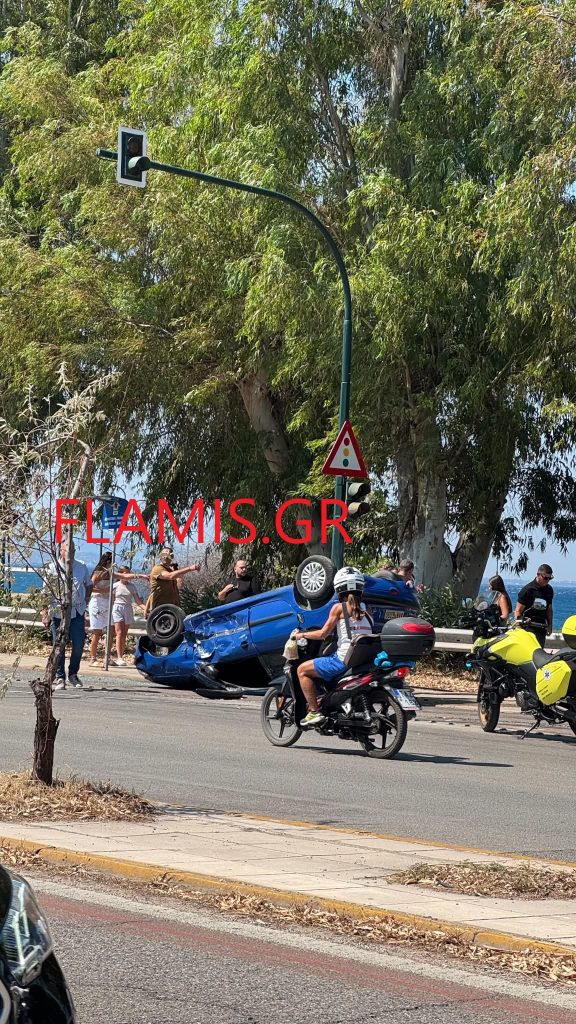 Πάτρα - ΤΩΡΑ: "Η Παναγιά τον έσωσε" - "Τούμπα" ΙΧ στην Ακτή Δυμαίων