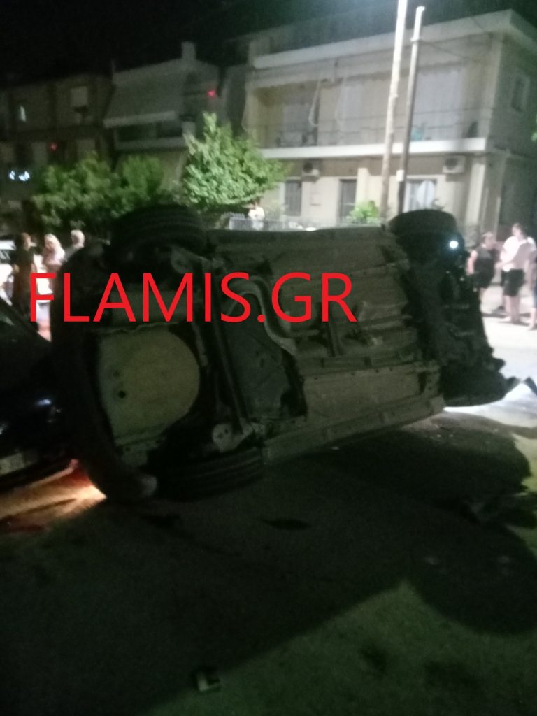 Τροχαίο σοκ τα ξημερώματα στην Οβρυά: ΙΧ με δύο κοπέλες... "έφερε" 3 τούμπες και ακινητοποιήθηκε σε πλάγια θέση! φωτο