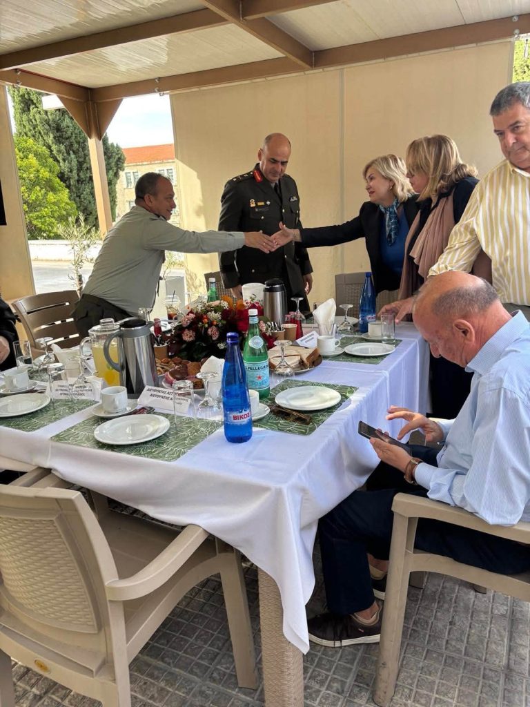 Πάτρα: Η Γεωργία Ντάτσικα στην ορκωμοσία νεοσυλλέκτων στο ΚΕΤΧ