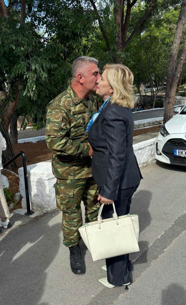 Πάτρα: Η Γεωργία Ντάτσικα στην ορκωμοσία νεοσυλλέκτων στο ΚΕΤΧ
