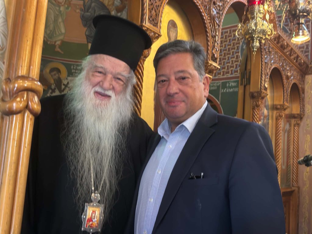 Δημήτρης Παλούμπης: Σήμερα στο Αίγιο - Τιμή στον Προστάτη των Εμπόρων