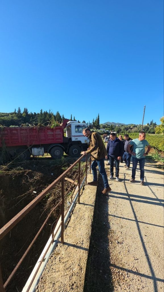 Στο 70% η πρόοδος των έργων αντιπλημμυρικής θωράκισης και αποκατάστασης ρεμάτων στον Δήμο Δυτικής Αχαΐας