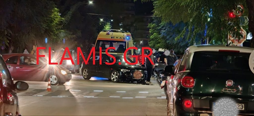 Πάτρα: Σοβαρό τροχαίο τη νύχτα στην Ελληνος Στρατιώτου! ΙΧ συγκρούστηκε με μηχανή στην οποία επέβαιναν 2 άτομα - φωτο