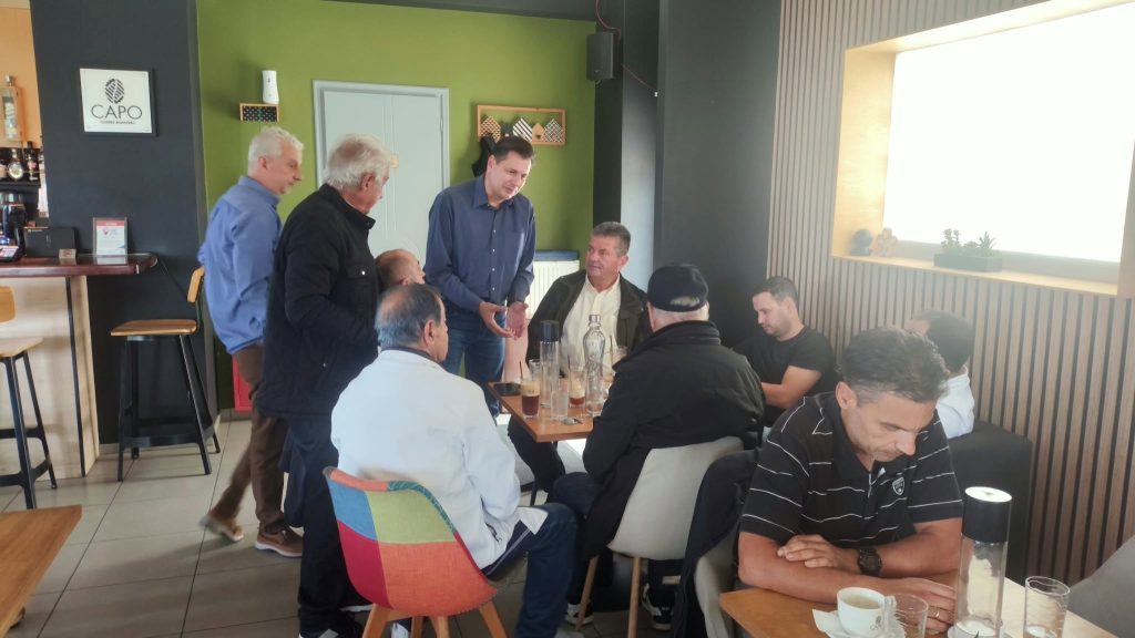 Επίσκεψη Πέτρου Ψωμά στο Άνω Καστρίτσι - Επανεκκίνηση περιοδειών του σπιράλ σε περιοχές της Πάτρας