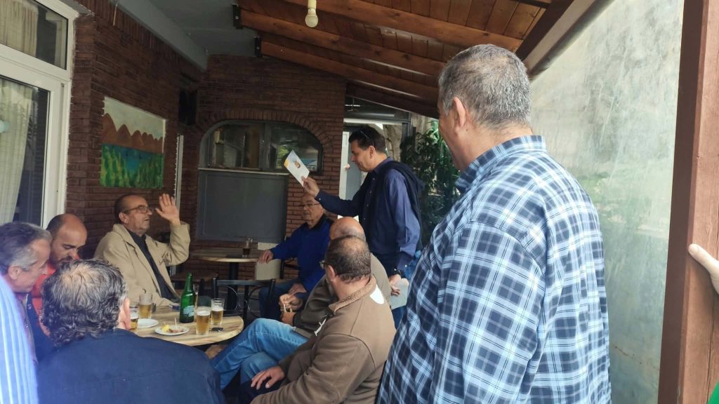 Επίσκεψη Πέτρου Ψωμά στο Άνω Καστρίτσι - Επανεκκίνηση περιοδειών του σπιράλ σε περιοχές της Πάτρας