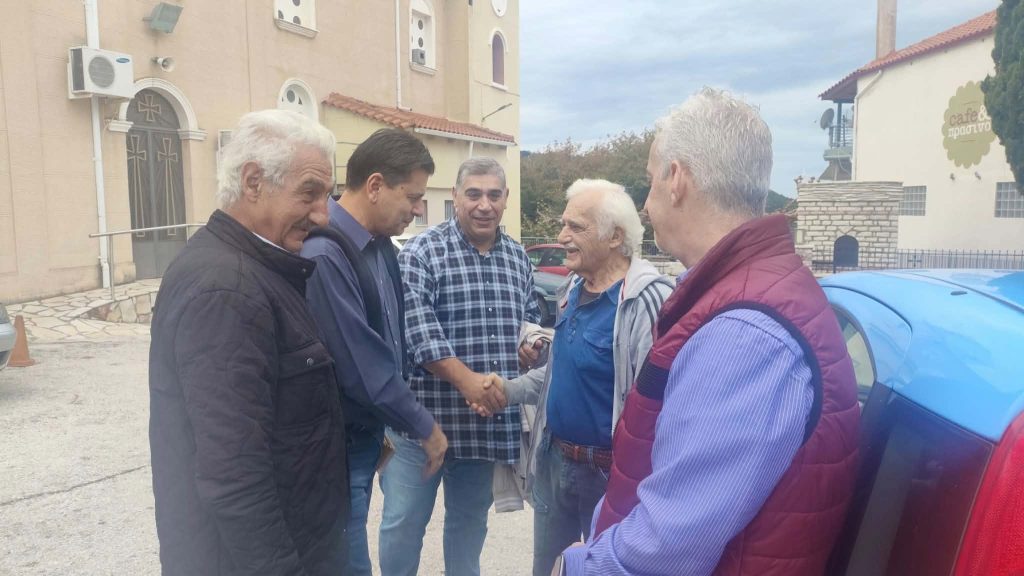 Επίσκεψη Πέτρου Ψωμά στο Άνω Καστρίτσι - Επανεκκίνηση περιοδειών του σπιράλ σε περιοχές της Πάτρας