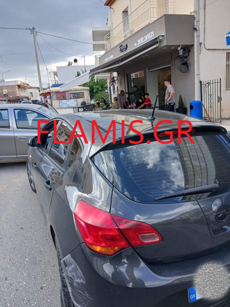 Πάτρα: Τροχαίο στα Βραχνέϊκα! Σταμάτησε... πριν μπει σε καφενείο! φωτο